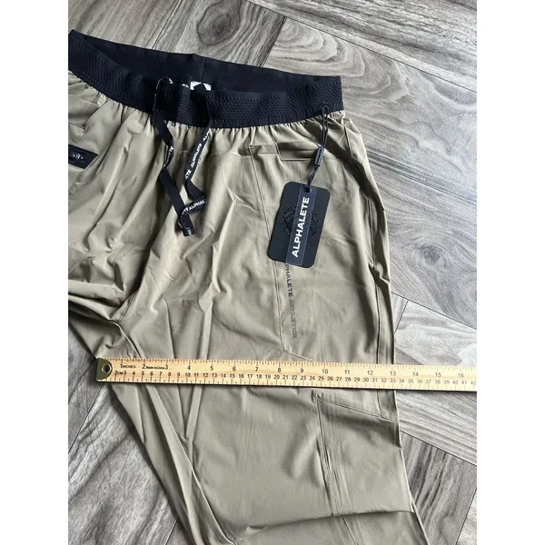 Alphalete Women’s Infinity Studio Pants - Taupe, Size Medium - Image 3
