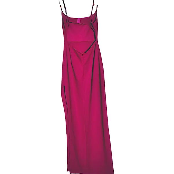 NWT Maroon Backless Spaghetti Strap Maxi Dress - Image 7