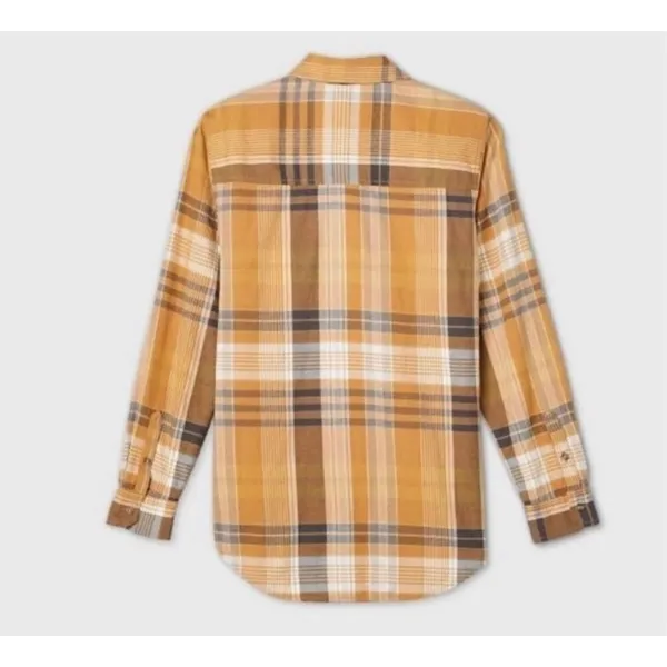 Universal Threads NWT Womens   Plaid Fall Long Sleeve Button Down Shirt - Sz XS - Image 2