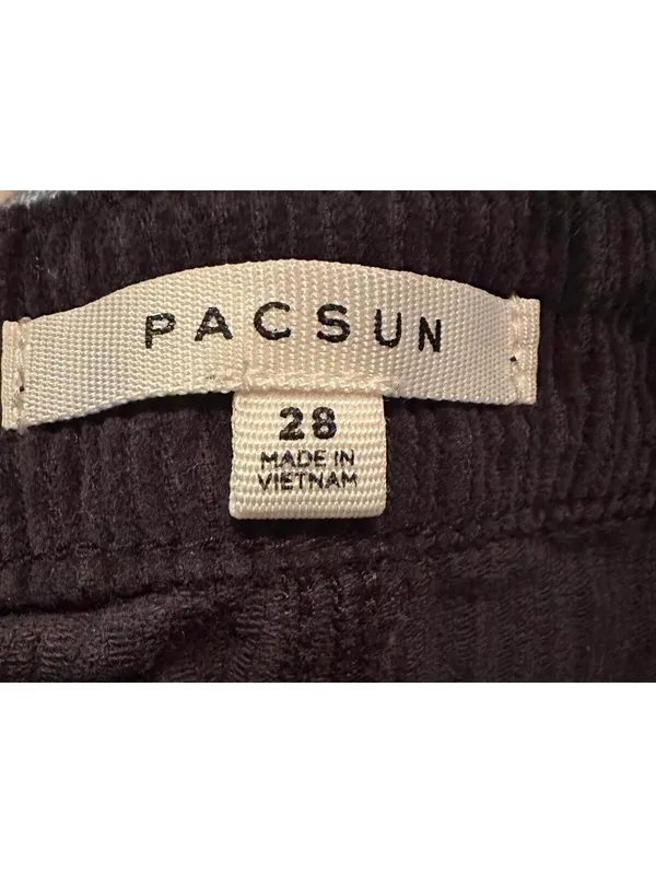 Pacsun Black Mini Skirt with Butterfly Design, Size 28 - Image 2