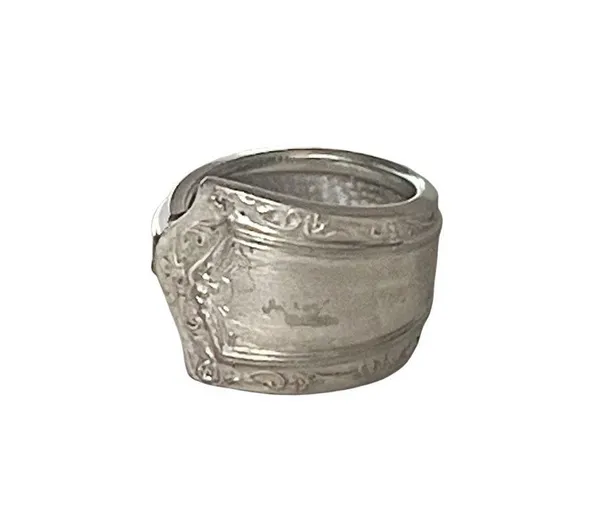 Vintage silver spoon ring - Image 7