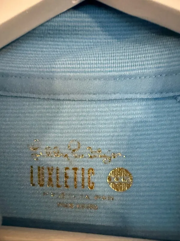 Lilly Pulitzer luxletic kapri striped zip up hoodie size xxs - Image 3