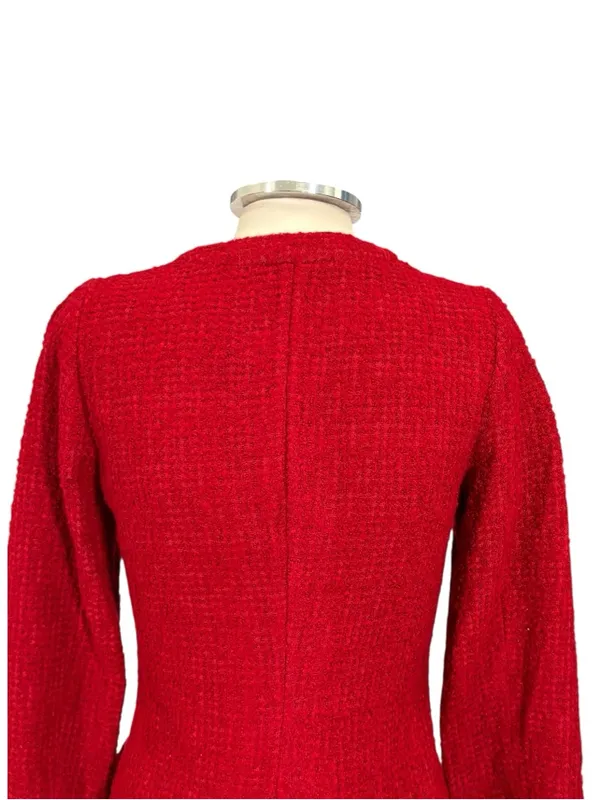 Zara Tweed Weave Dress Size XS - Image 8