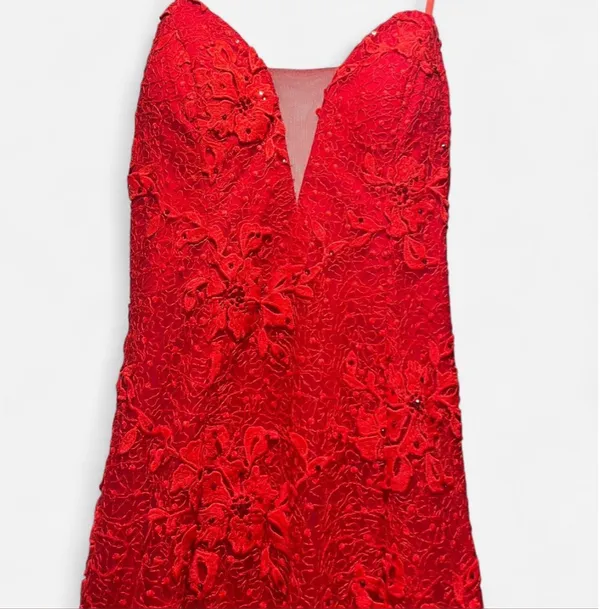 Clarisse Prom Dress red  - Image 4