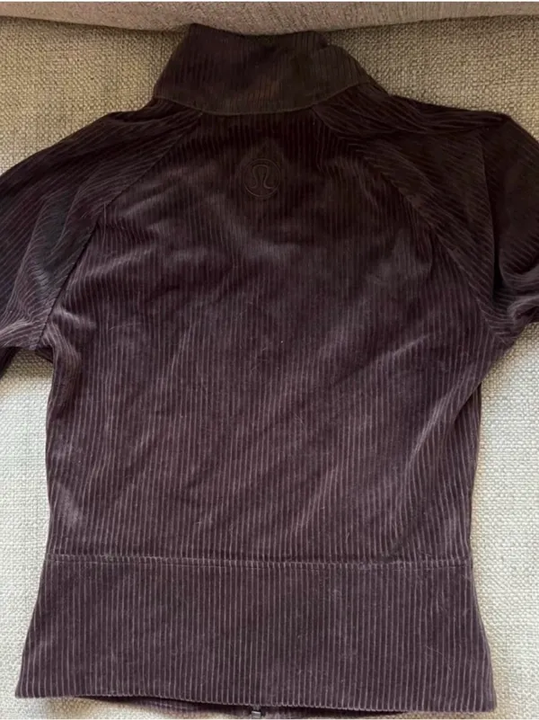 Lululemon Espresso Corduroy Jacket Scuba Track - Image 7