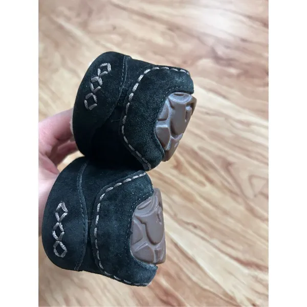 UGG Womens Ansley Black Moccasin Slippers Size 6 Uggs - Image 2