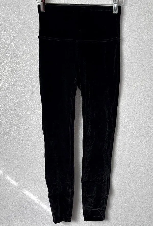 Lululemon 4 Wunder Lounge High-Rise Tight 28" *Velvet Black - Image 5