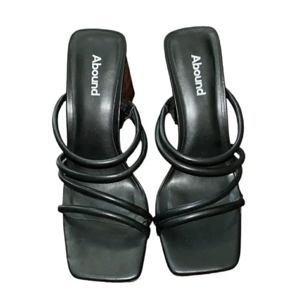 Abound Black Strappy Sandals(Size 8.5M) - Image 3