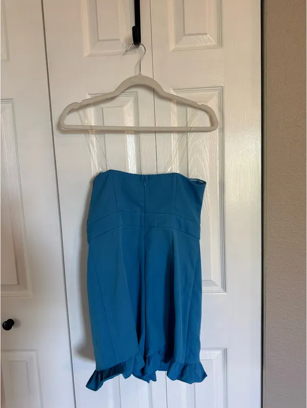 Blue Ruffle Romper - Image 5