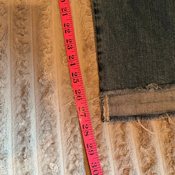 Dear John Liam Straight Leg Jeans Size 29 Distressed Raw‎ Step Hem - Image 7