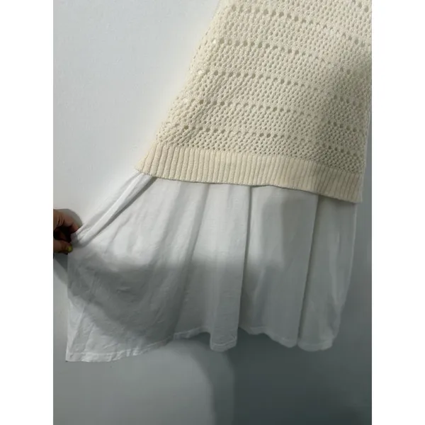 Daily Practice by Anthropologie Twofer Sweater Knit Mini Dress Lg - Image 6
