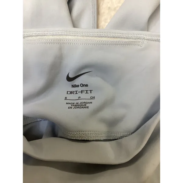 Nike One Dri-FIT Womens High Waisted Cropped Leggings Light Blue Small NWOT - Image 4