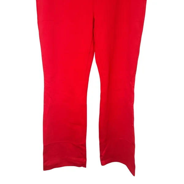 Halara NWT Flex SculptKnit High Waisted Flare Work Pants Red Size Large‎ Tall - Image 5