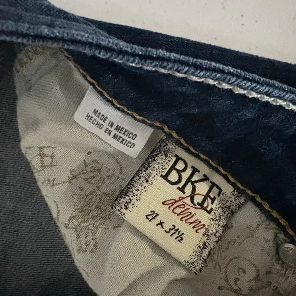 Womens‎ BKE Buckle Bootcut Taylor Denim Jeans Size 27 EUC 535 - Image 10