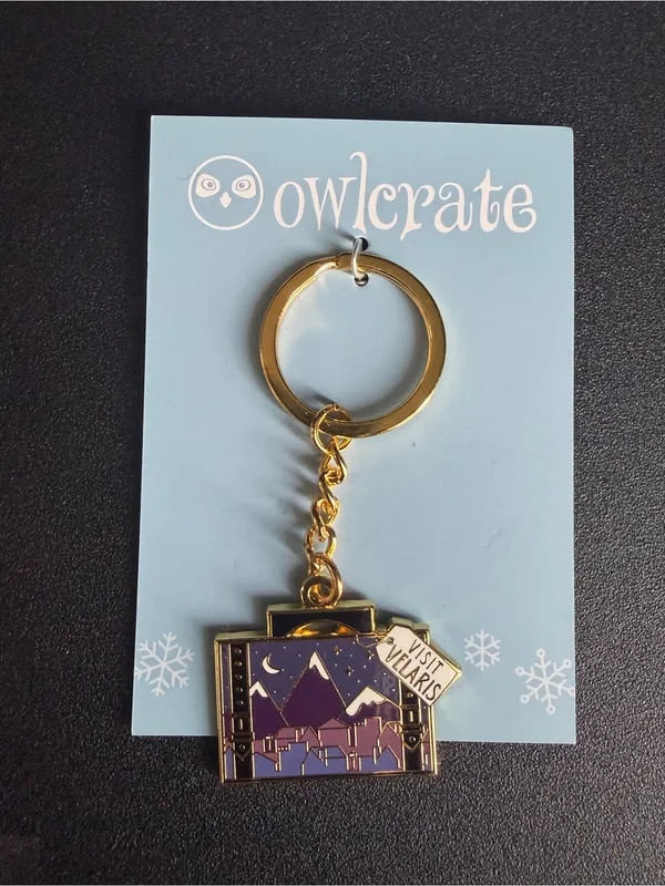 OwlCrate ACOTAR Visit Velaris Keychain Paperbackbones‎ Night Court Sarah J Maas⁠ - Image 2