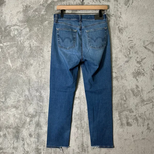 EDWIN Mid-Rise Skinny Jeans Size 28 Minimalist Clean Girl‎ Classic - Image 5