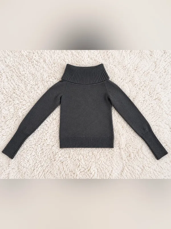 NWOT Aritzia Sunday Best Topaz Off Shoulder Sweater – Heather Chrome – S - Image 10
