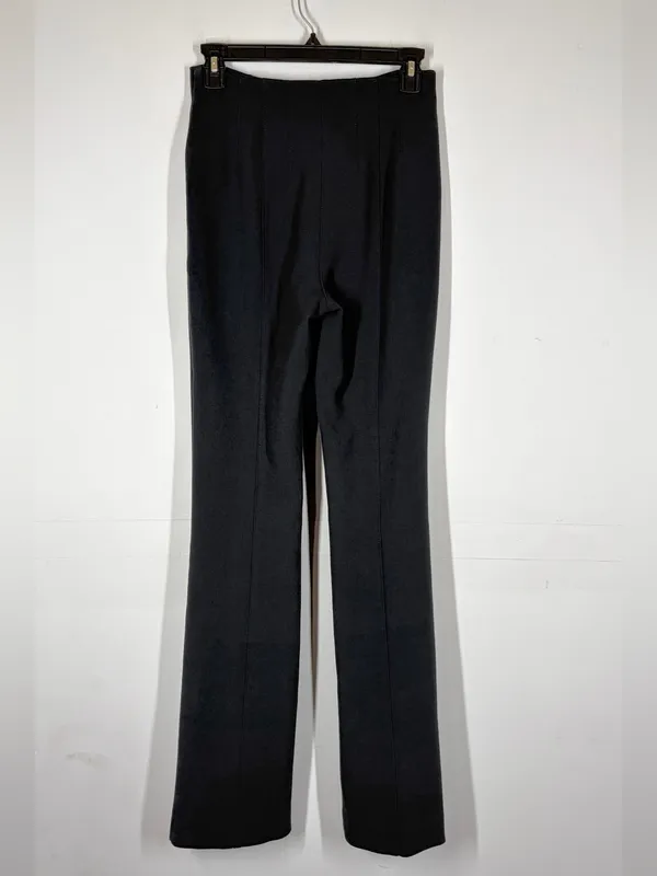 Anthropologie Black Pleated Trouser Pants Size US 0 - Image 7