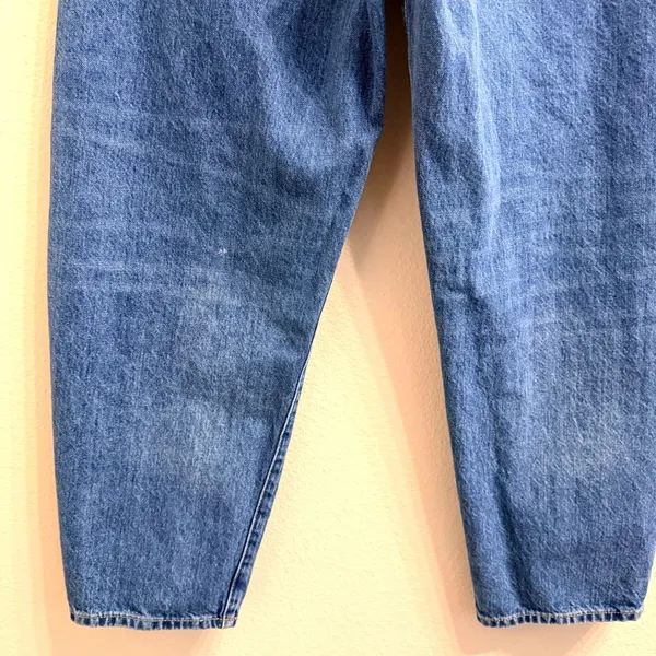 Banana Republic Ultra High Rise Barrel Leg Jeans Womens 27 Blue Denim 100% Cotto - Image 6