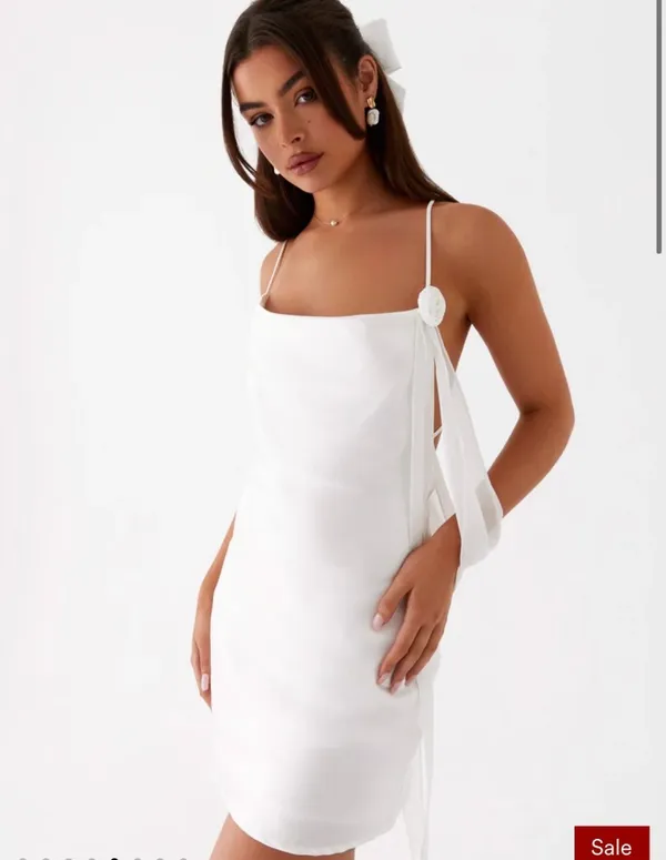 Peppermayo Renee Mini Dress White - Image 4
