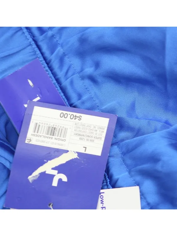 NWT Joylab Satin Drawstring Elastic Waist Tear Away Track Pants Vibrant Blue L - Image 6