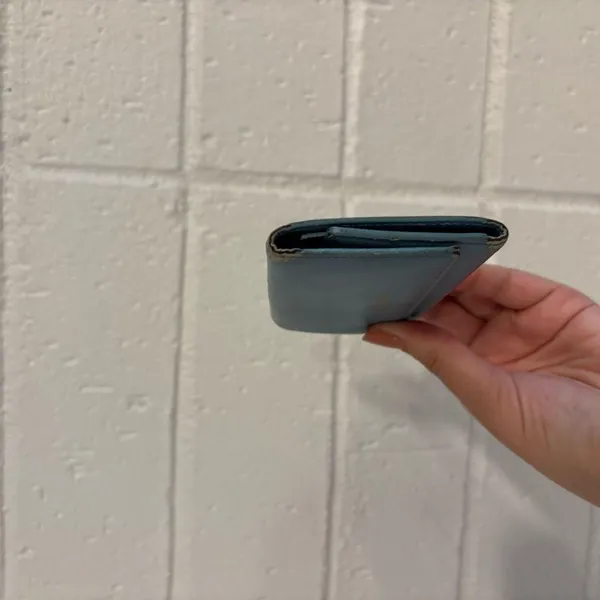 Saint Laurent vintage keyholder wallet in blue - Image 4