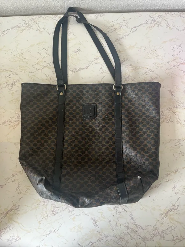 Celine Vintage Macadam Tote - Image 2