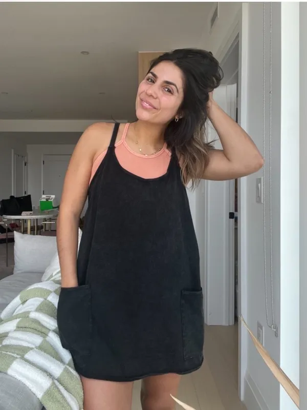 Free People Hot Shot Mini Dress in Black S - Image 7