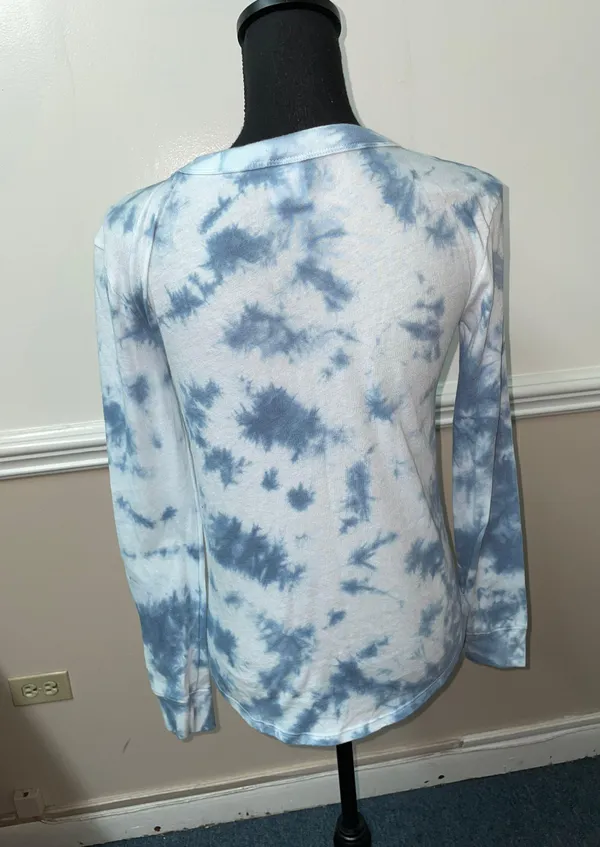 PINK Victoria’s Secret Tie Dye Logo Long Sleeve Tee - Image 2