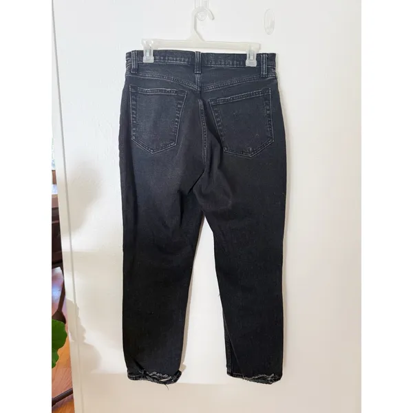 Abercrombie & Fitch The Ankle Straight Ultra High Rise Jeans Sz 8 - Image 3