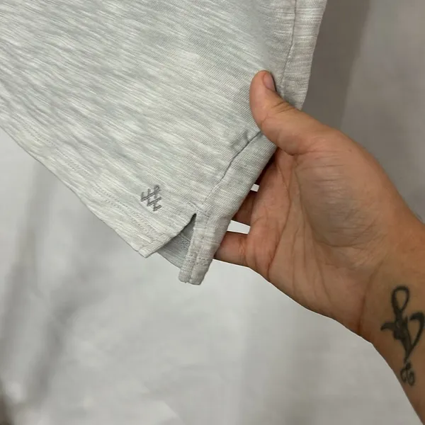 Alternative Heathered Grey Cropped Tee - Image 2