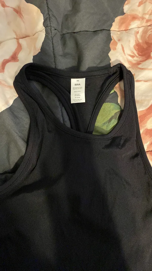 Soul Cycle Cropped Ribbed Tank - Image 3