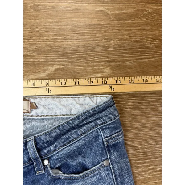 Paige Hollywood Hills Jeans Women 27 Low Rise Bootcut Flare Medium Wash USA - Image 11