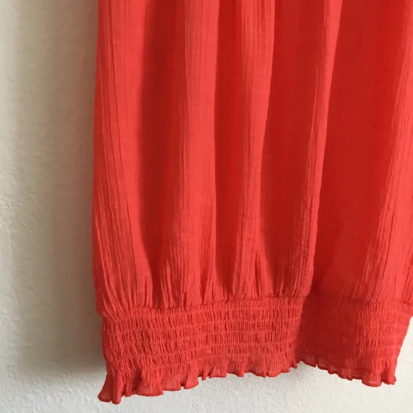 Coral blouse Red - Image 4