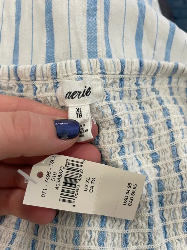 Aerie Striped Mini Dress - Image 3