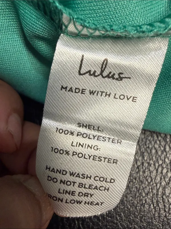 Lulu's Teal Halter Mini Wrap Dress - Image 7