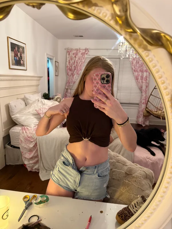 MINKPINK Top brown - Image 2