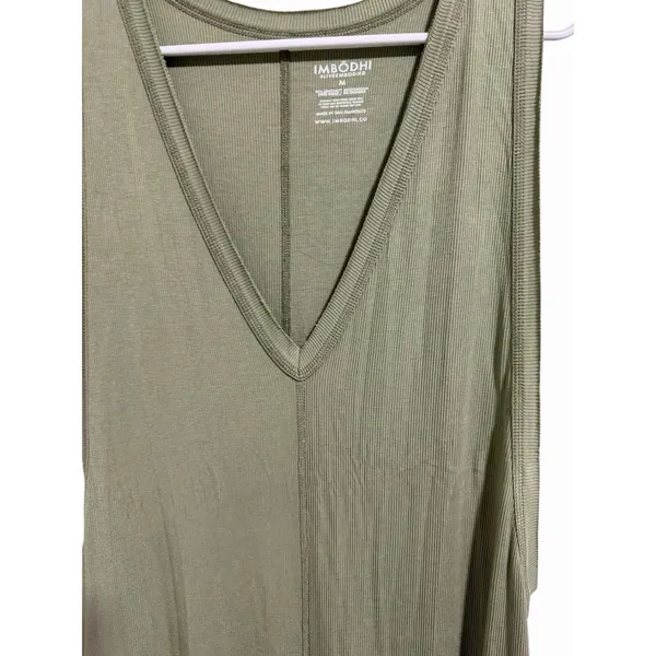 Imbodhi Sonnet‎ Ribbed Jumpsuit Green Women's Size Medium - Image 9