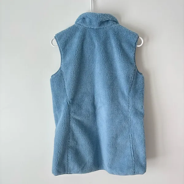 Columbia Painted Sky EXS Fleece Vest Blue Full Zip Outdoor Warm Activewear - Image 8
