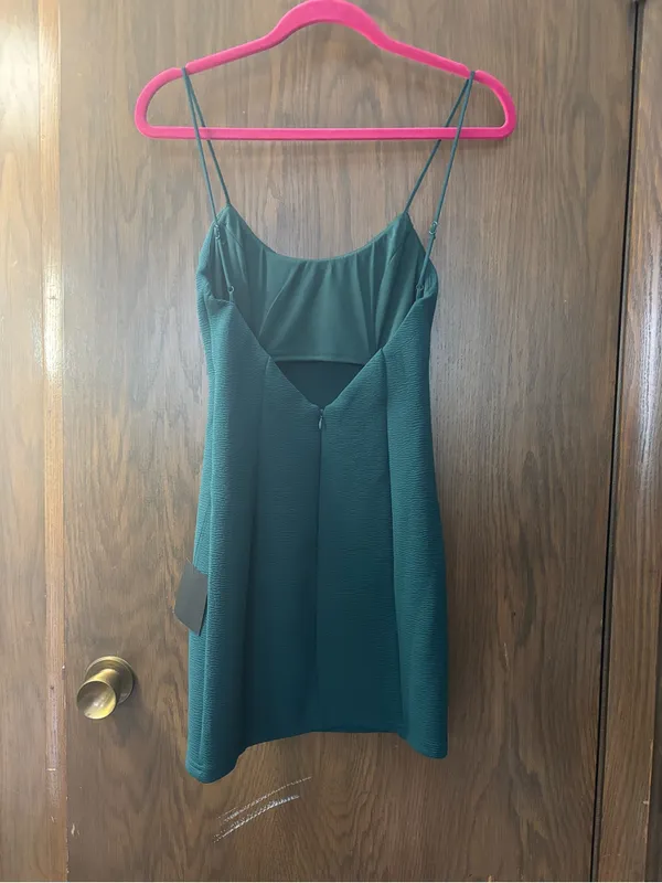 Lulus Paulina Forest Green Bodycon Midi Dress Forest Green NWT - Image 7