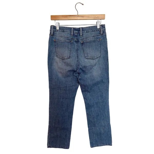 L.L. Bean Favorite Fit Straight Leg Jeans Women’s Size 4 Reg Blue Denim 292220 - Image 3