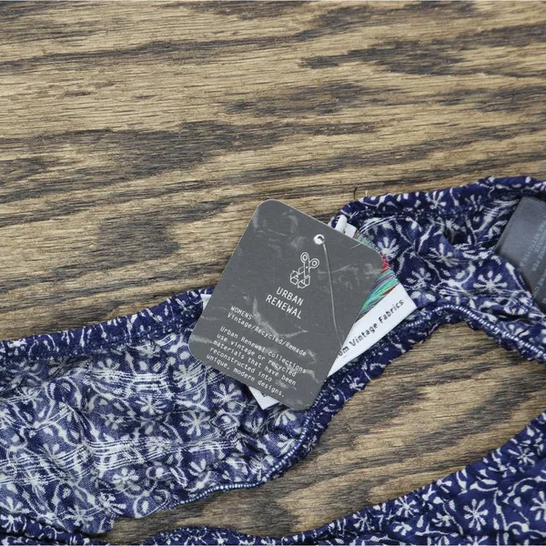 NWT Urban Renewal Bandeau Tube Top Elastic Lightweight 47378021 Navy Blue XS - Image 3
