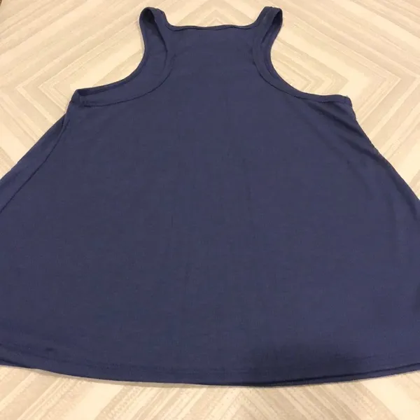 Free People Racerback Blue Tanktop - Image 5
