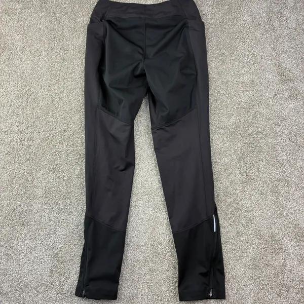 Patagonia Wind Shield Pants Women XS Black Athletic Gorpcore Reflective Running - Image 9