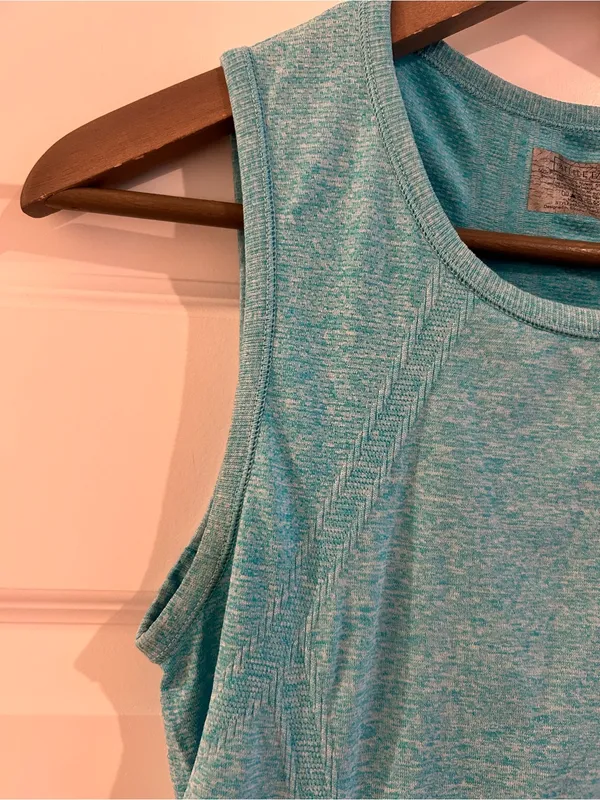 Athleta Fastest Track Tank Top Turquoise Blue Size XS - Image 3