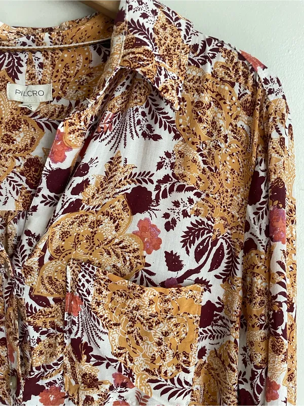 Anthropologie Pilcro Romy Relaxed Button Down Shirt - Image 9