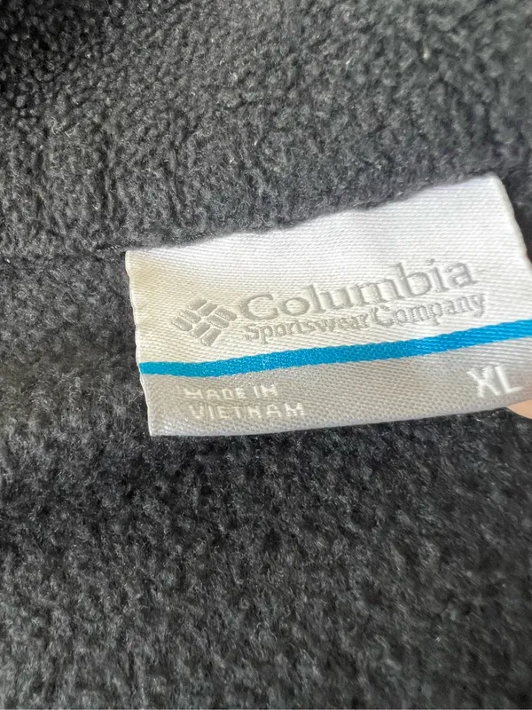 Columbia Charcoal Gray Benton Springs Full Zip Fleece Jacket Womens XL - Image 5
