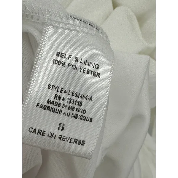Altar'd State Womens S White‎ Wrap Mini Dress Ruffle Long Sleeve Bridal NWT - Image 10