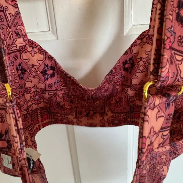 SKIVVIES by For‎ Love & Lemons Geneva Bra Top in the Sienna Size XS - Image 8