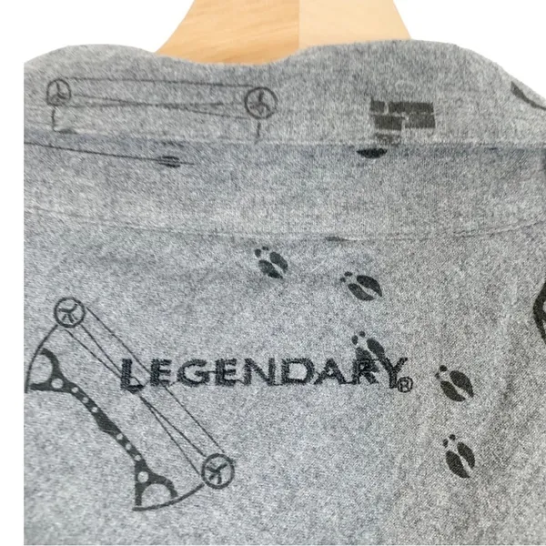 Legendary Whitetails Firelight Popover Flannel Shirt Size Large - Image 8